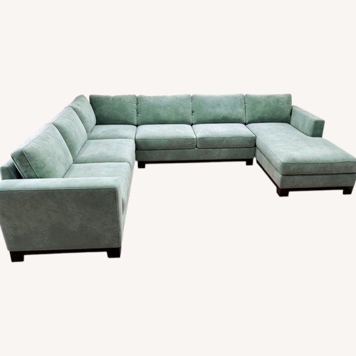Used Jonathan Louis Furniture Green 3+ Piece Sectional for sale on AptDeco