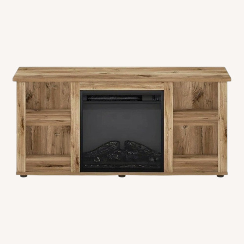 Used Wade Logan Fireplace TV Stand for sale on AptDeco