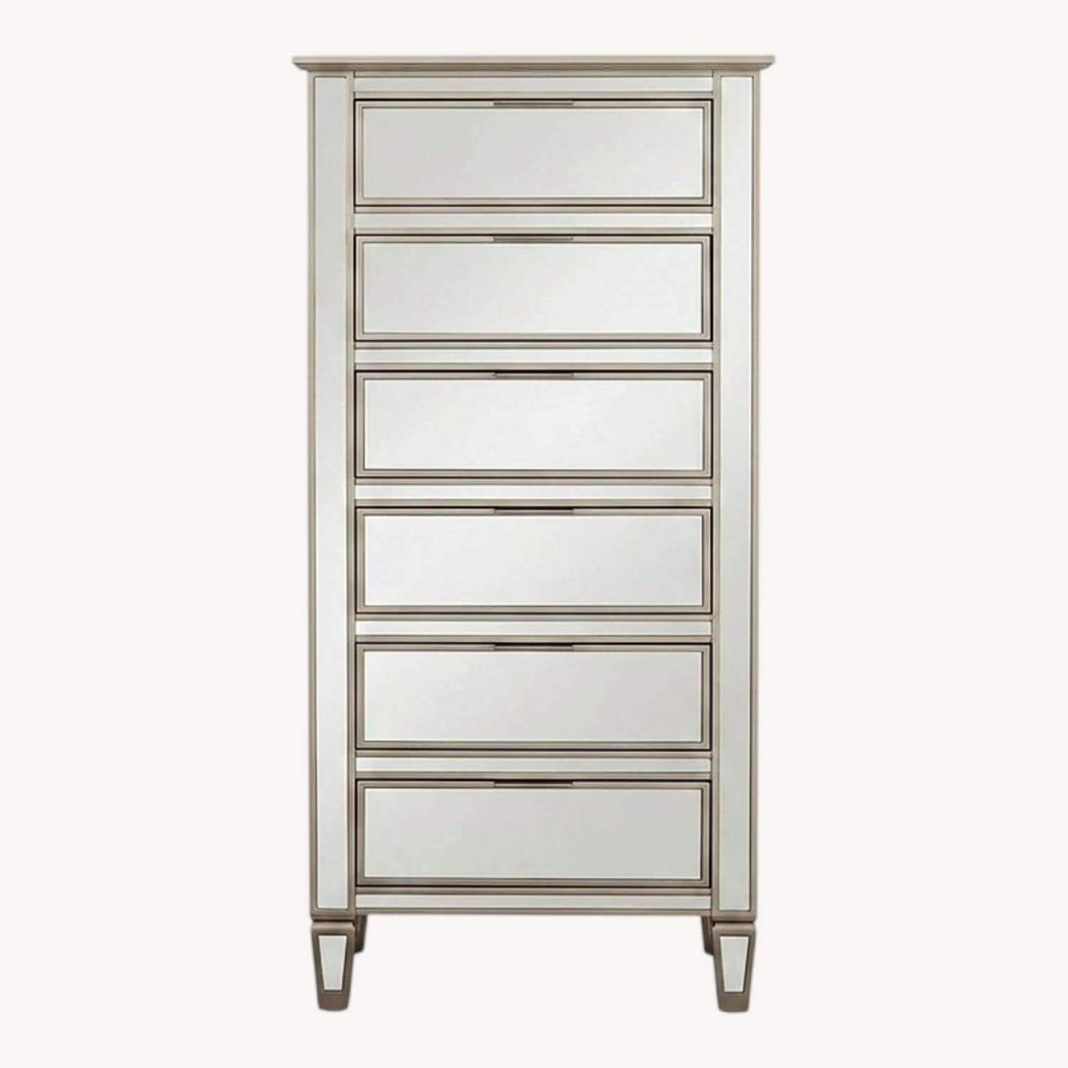 Pottery Barn Park 6-Drawer Mirrored Chest - image-0