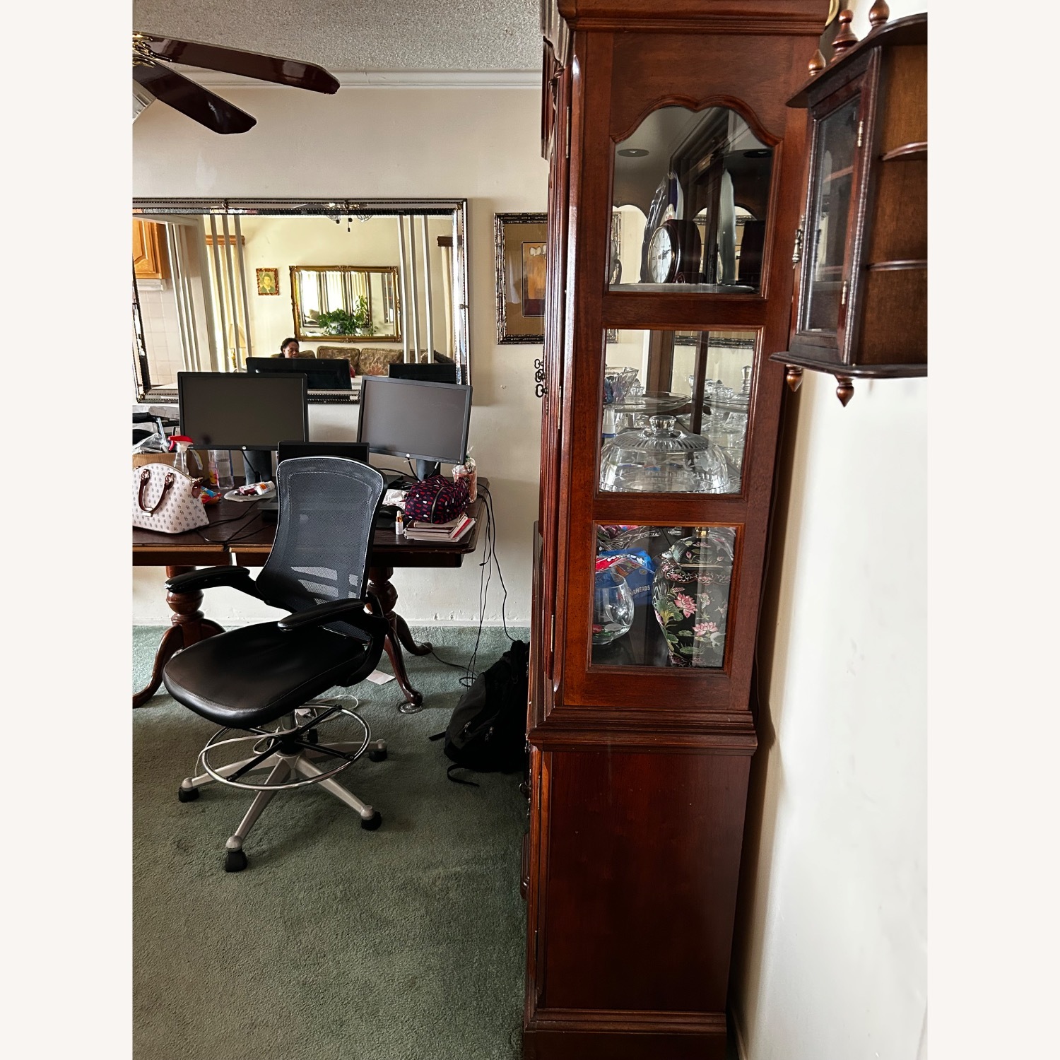 Vintage/Antique Finds Dark Brown Wood Unit - image-3