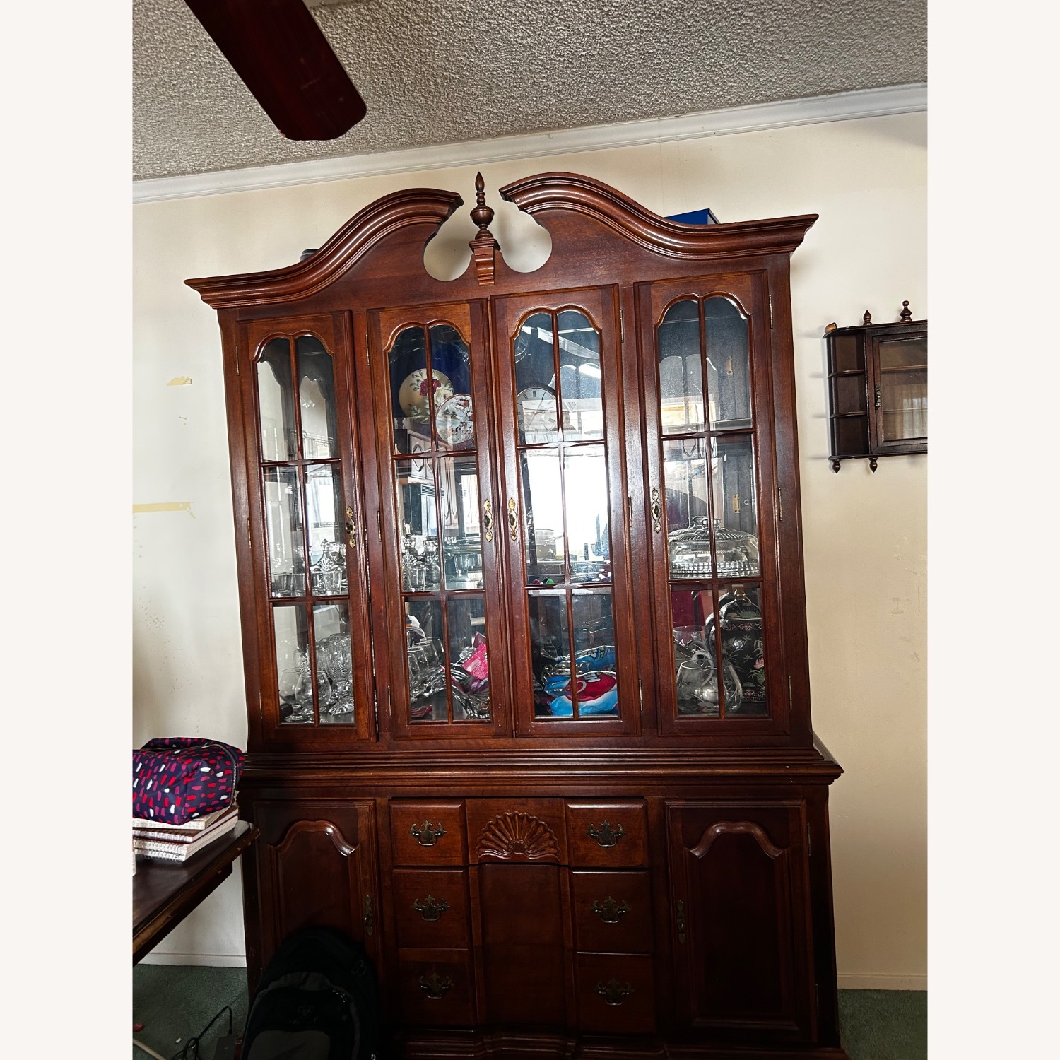 Vintage/Antique Finds Dark Brown Wood Unit - image-2