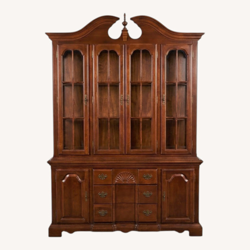 Used Vintage/Antique Finds Dark Brown Wood Unit for sale on AptDeco