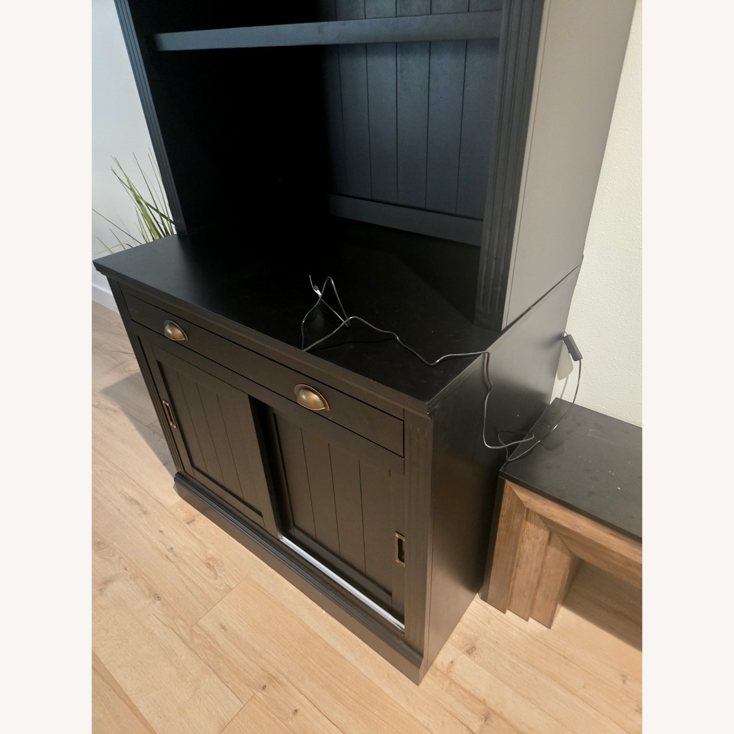 Amazon Black Wood Wall Unit - image-3