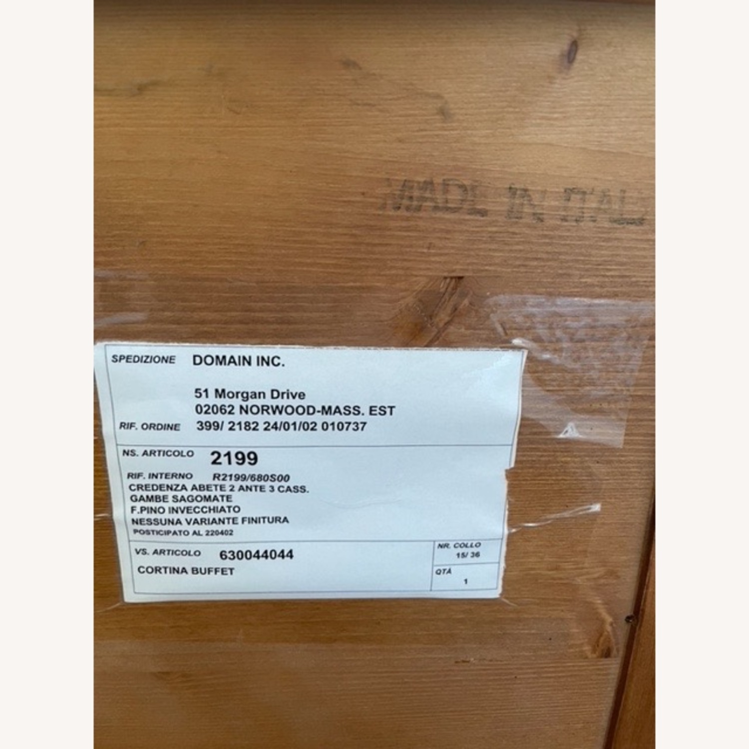 Domain Furniture Country Style Pine Sideboard - image-7