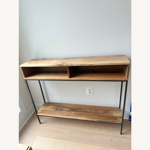 Used West Elm Raw Mango Wood Sideboard for sale on AptDeco