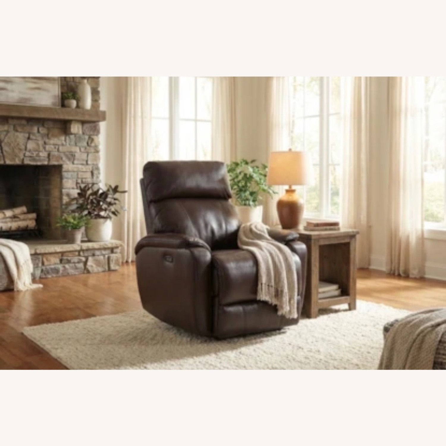 Living Spaces Connie Recliner - image-1