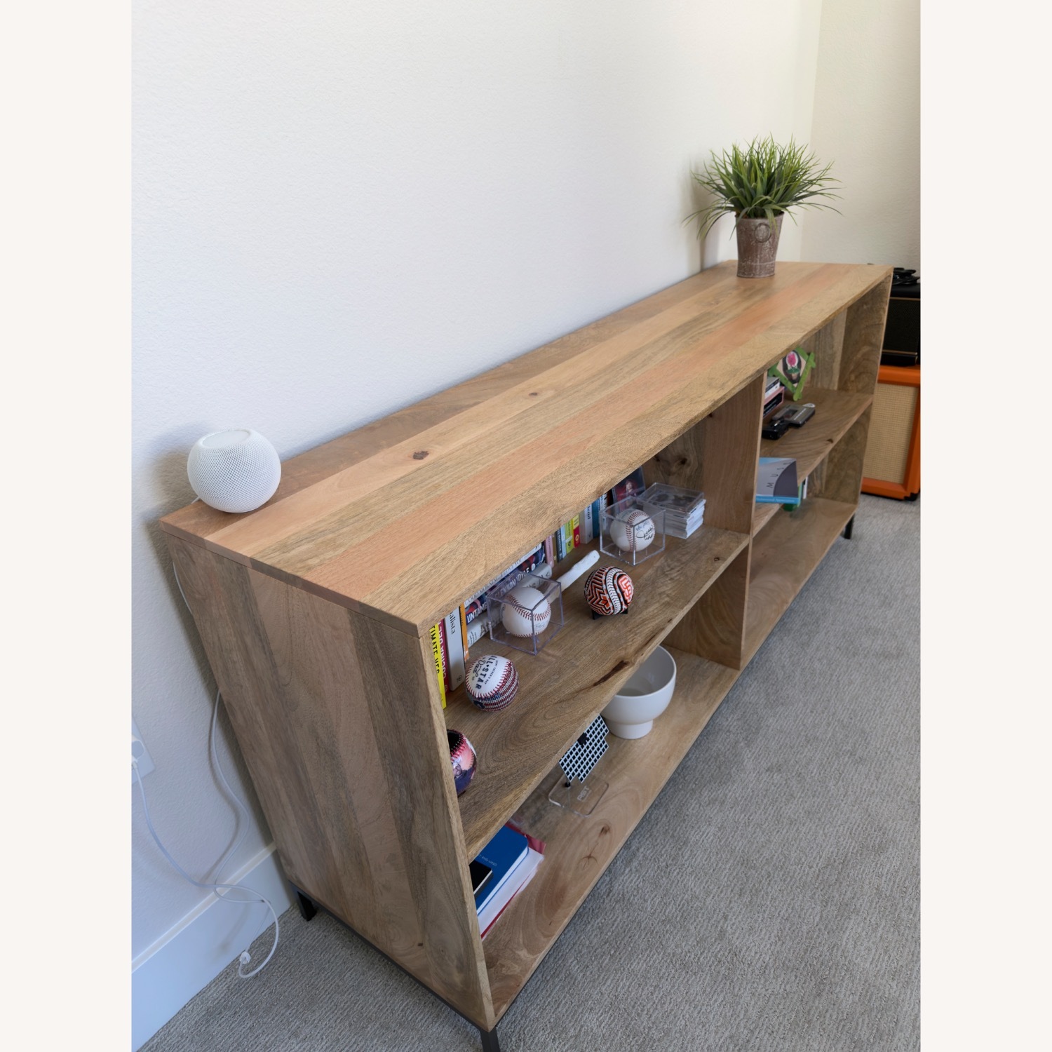 West Elm Natural Wood Bookcase - image-2