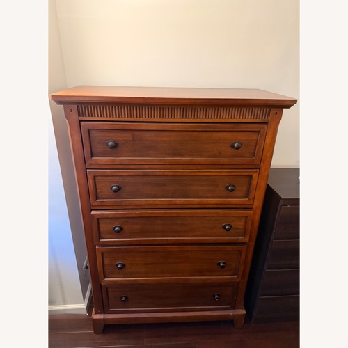 Used Dark Brown Wood Dresser for sale on AptDeco