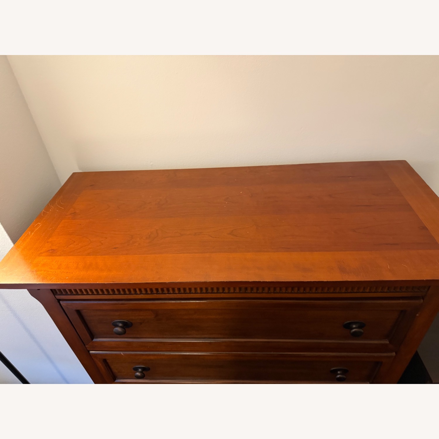 Dark Brown Wood Dresser - image-3
