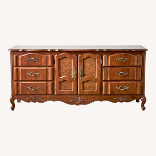 Used Authentic Aged Asain Design Dresser and Mirror for sale on AptDeco