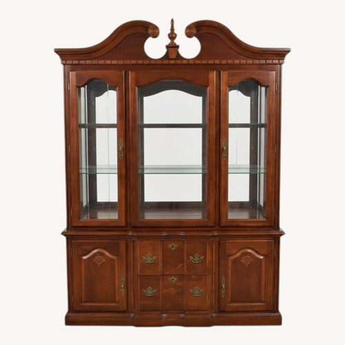 Used Aged Furniture Unique Strong Wood Wall Unit for sale on AptDeco