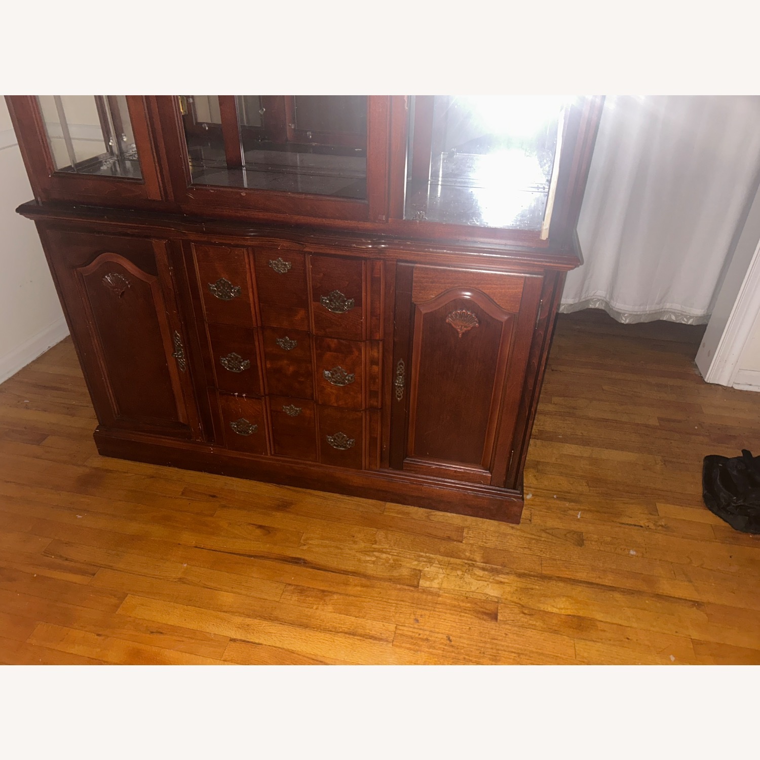 Aged Furniture Unique Strong Wood Wall Unit - image-2