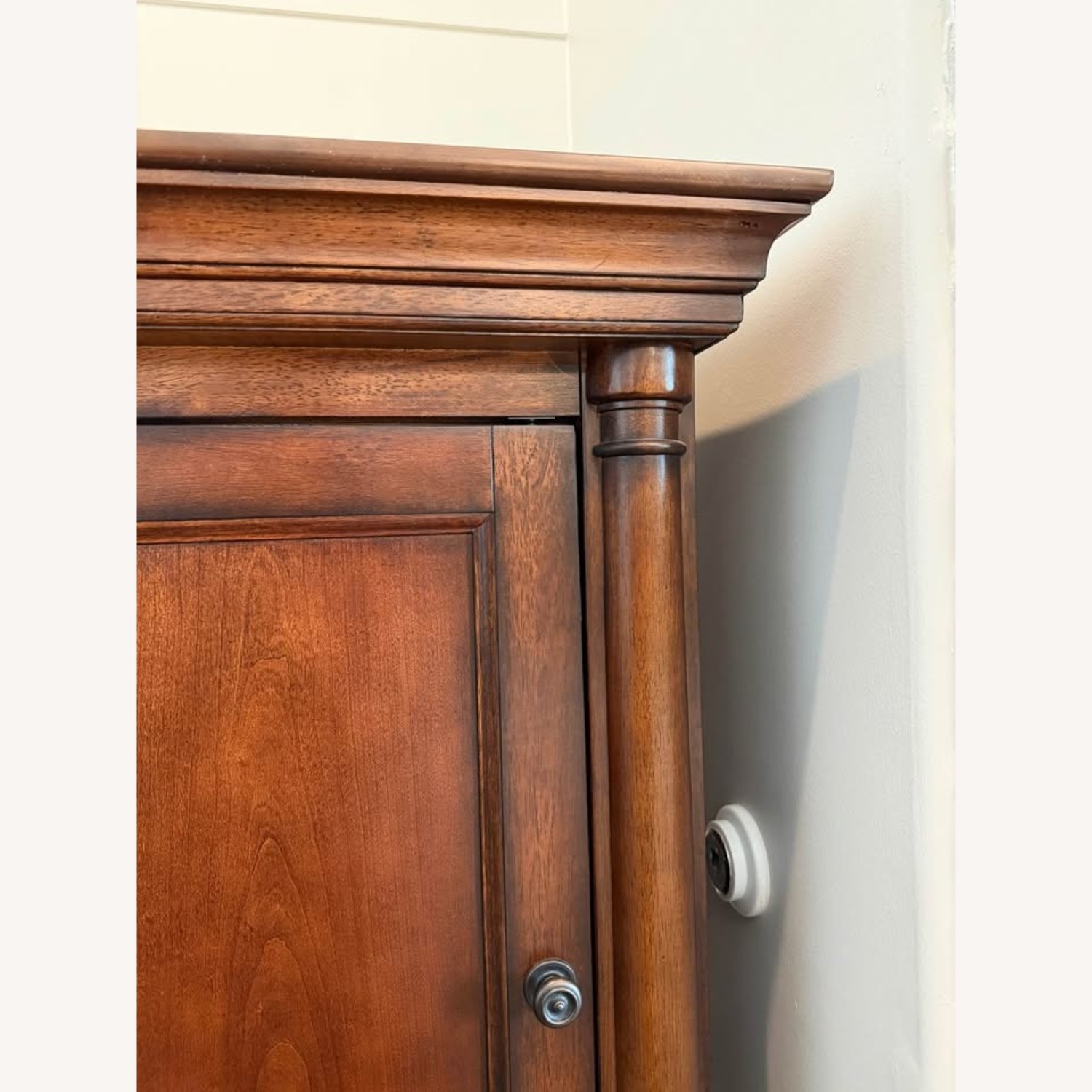 Solid Wood Media Cabinet - image-2