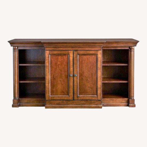 Used Solid Wood Media Cabinet for sale on AptDeco