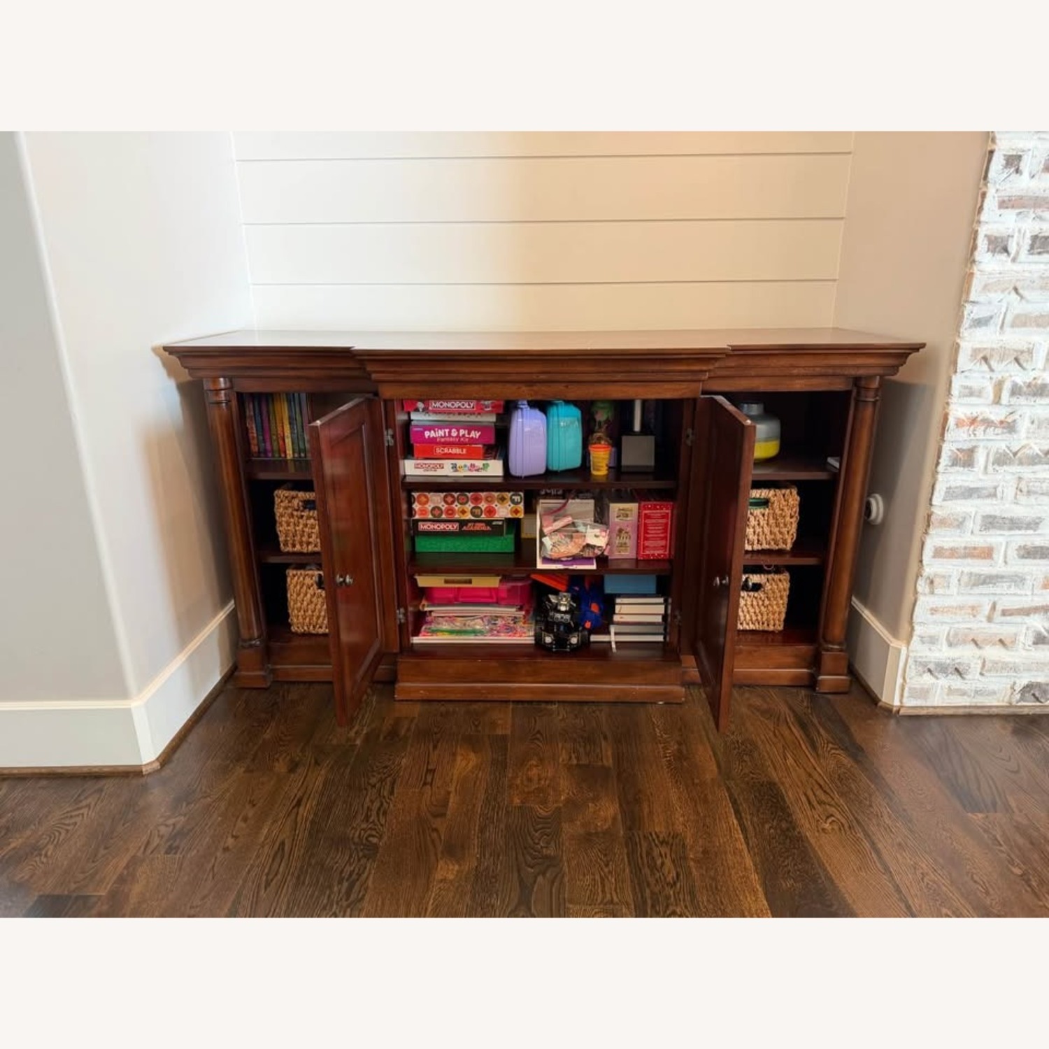 Solid Wood Media Cabinet - image-6