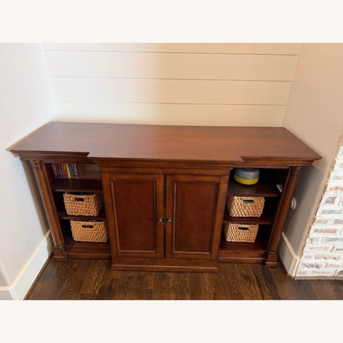 Used Solid Wood Media Cabinet for sale on AptDeco
