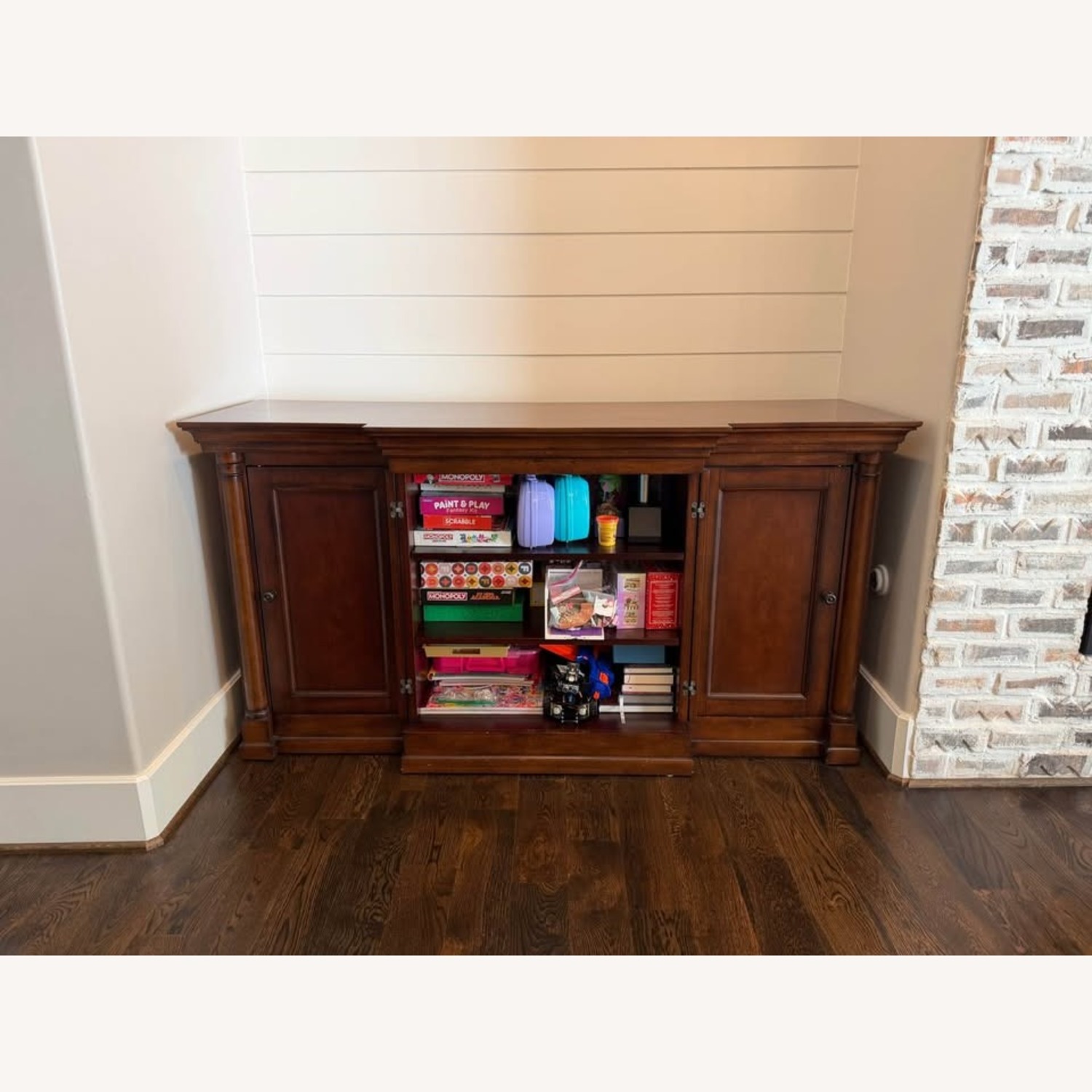 Solid Wood Media Cabinet - image-4