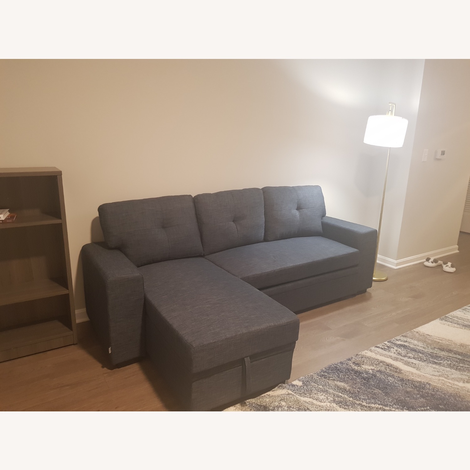 Wayfair Blue Fabric 3+ Piece Sectional - image-1