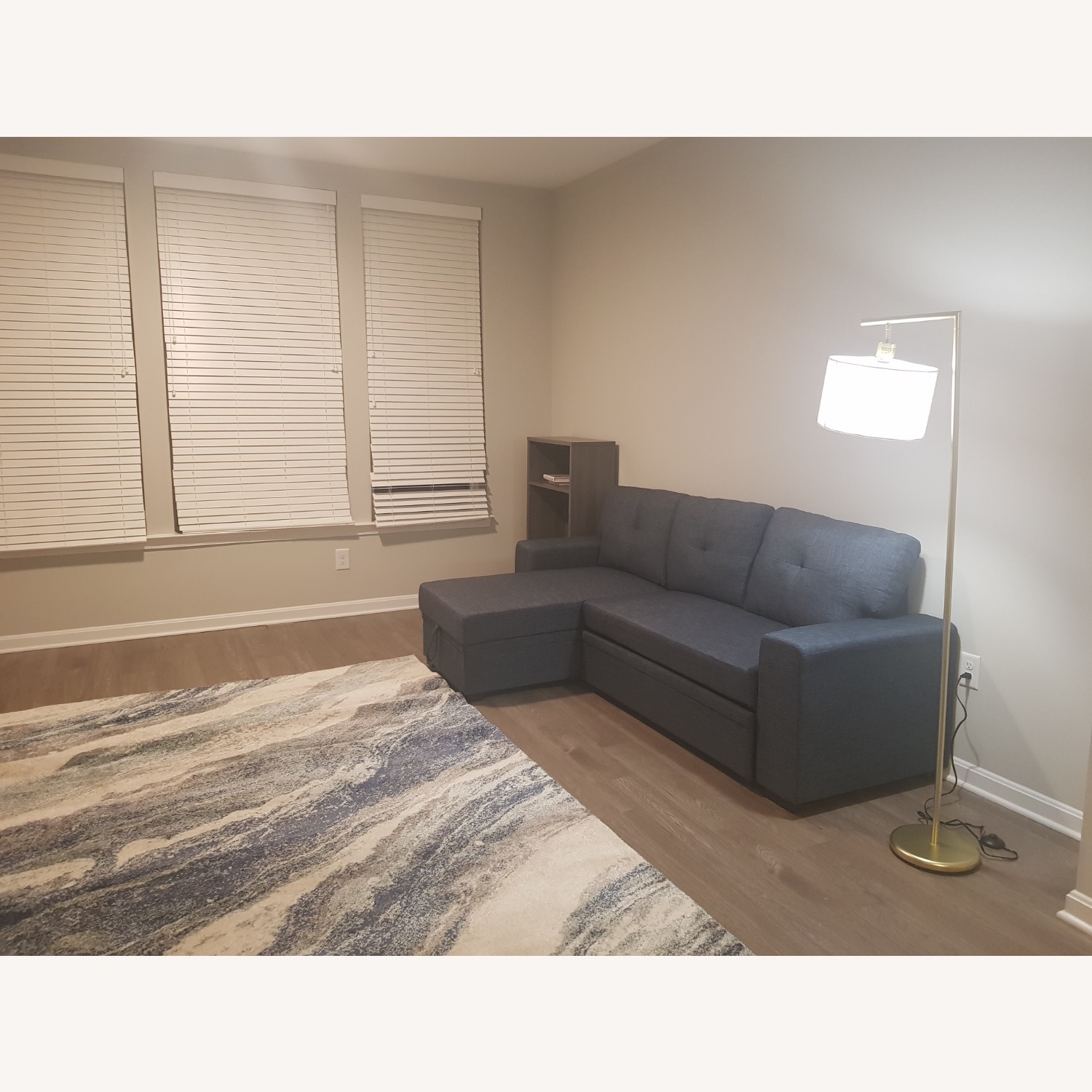 Wayfair Blue Fabric 3+ Piece Sectional - image-4