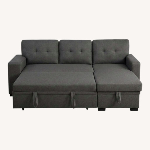 Used Wayfair Blue Fabric 3+ Piece Sectional for sale on AptDeco