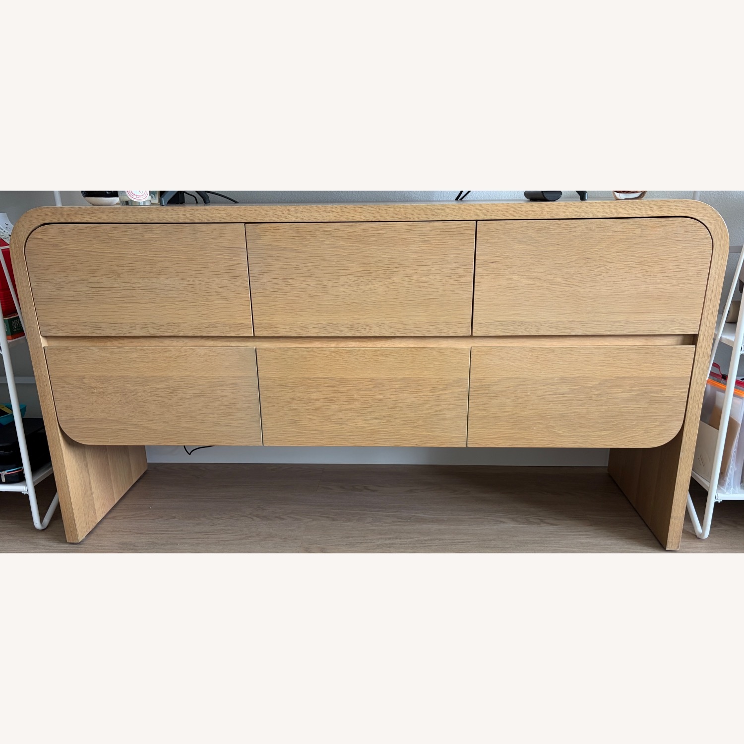 Crate & Barrel Leanne Ford Natural Wood Dresser - image-1