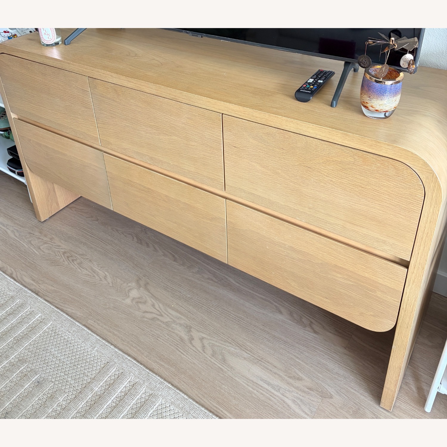 Crate & Barrel Leanne Ford Natural Wood Dresser - image-2