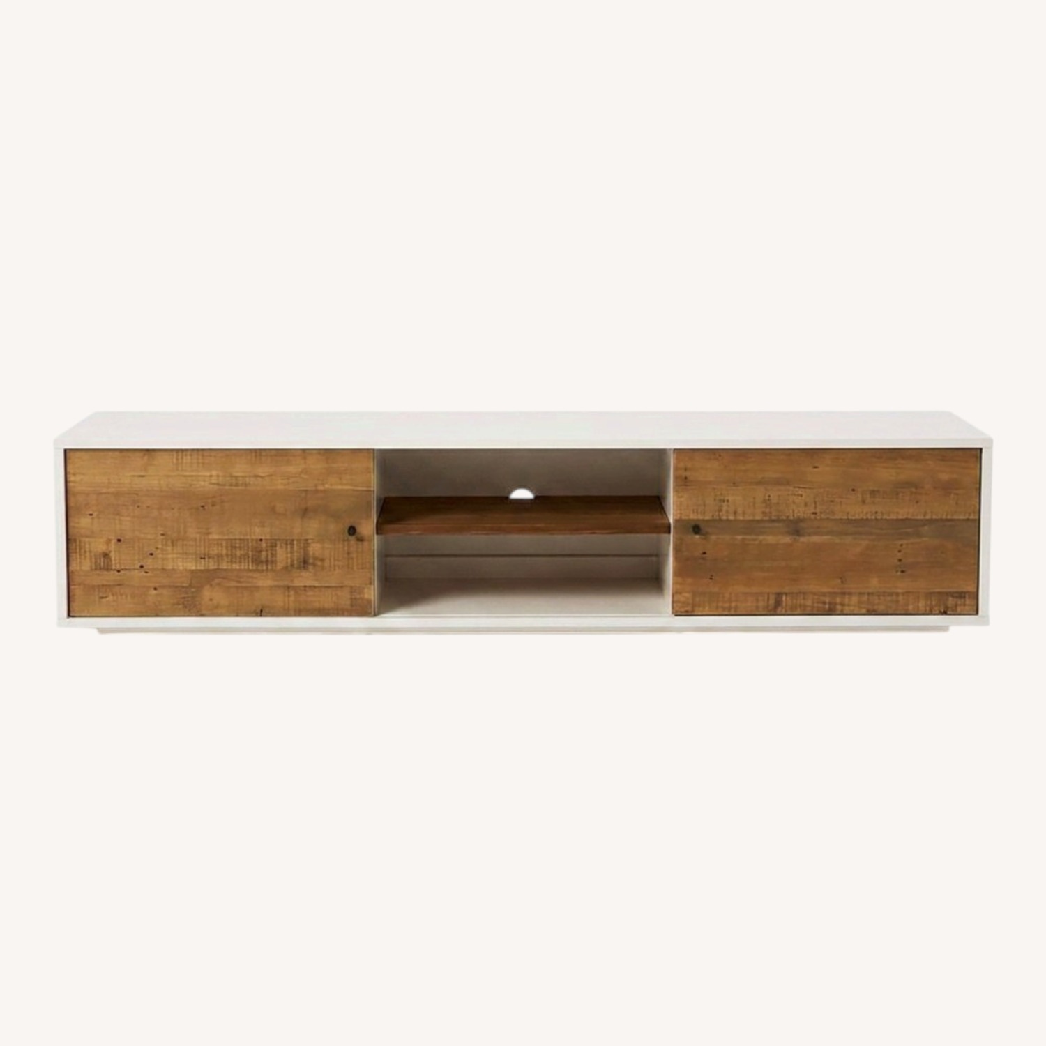 West Elm Reclaimed Wood + Lacquer Media Console - 80" - image-0