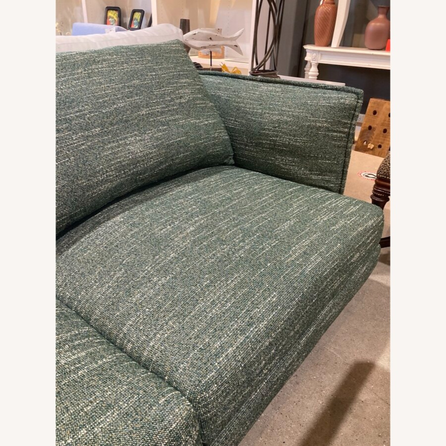 Modern Performance Fabric Multi-Color Sofa - image-5