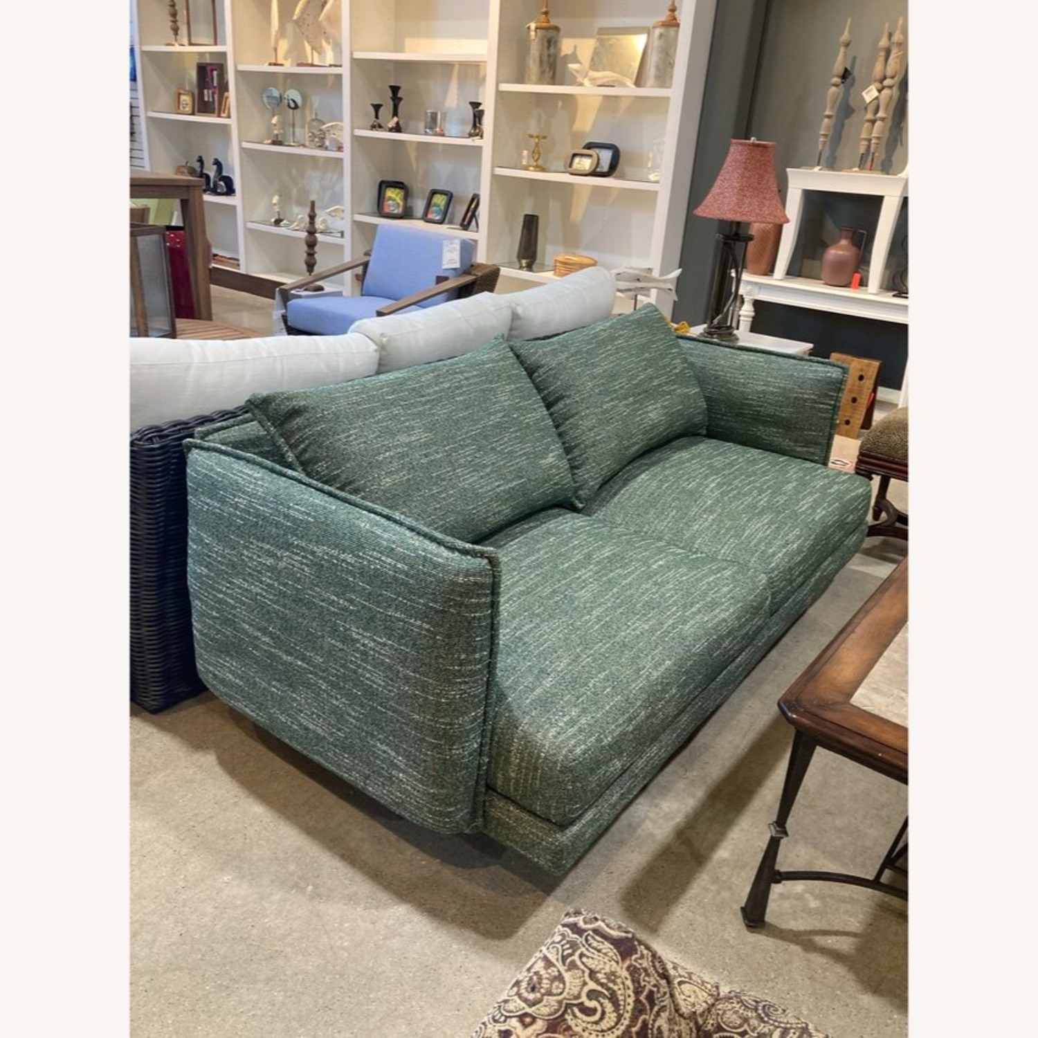 Modern Performance Fabric Multi-Color Sofa - image-1