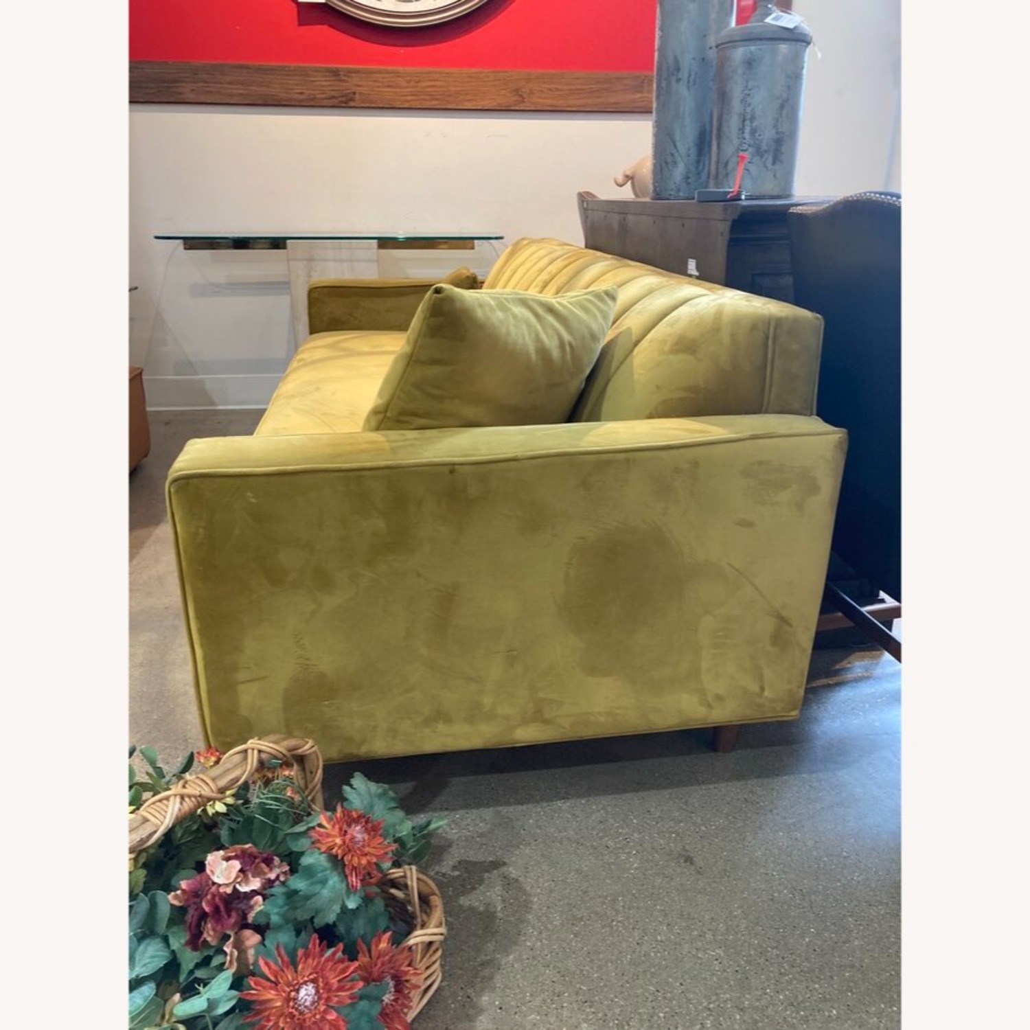 Scandinavian Designs Delphine Velvet Sofa - image-7