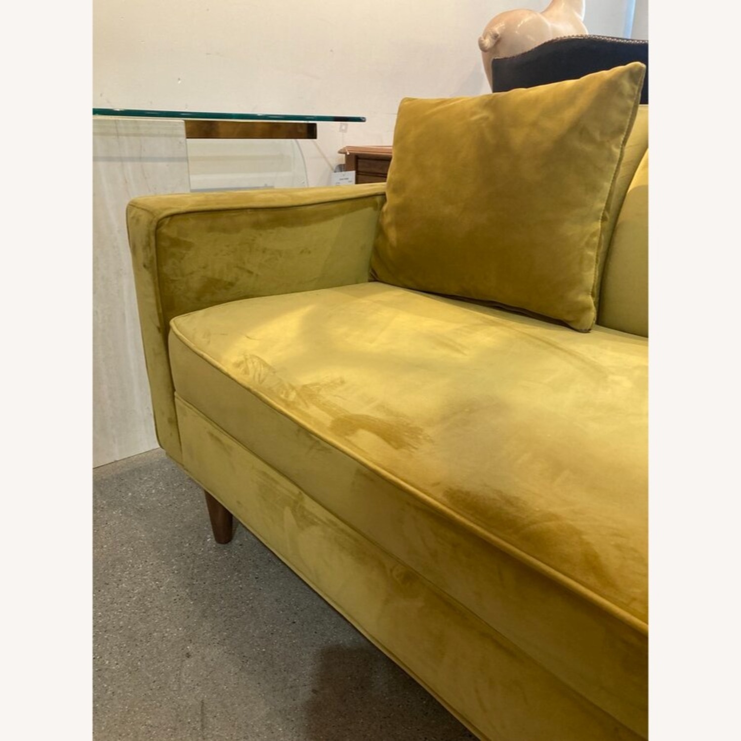 Scandinavian Designs Delphine Velvet Sofa - image-4