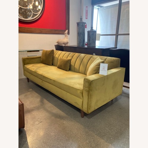 Used Scandinavian Designs Delphine Velvet Sofa for sale on AptDeco