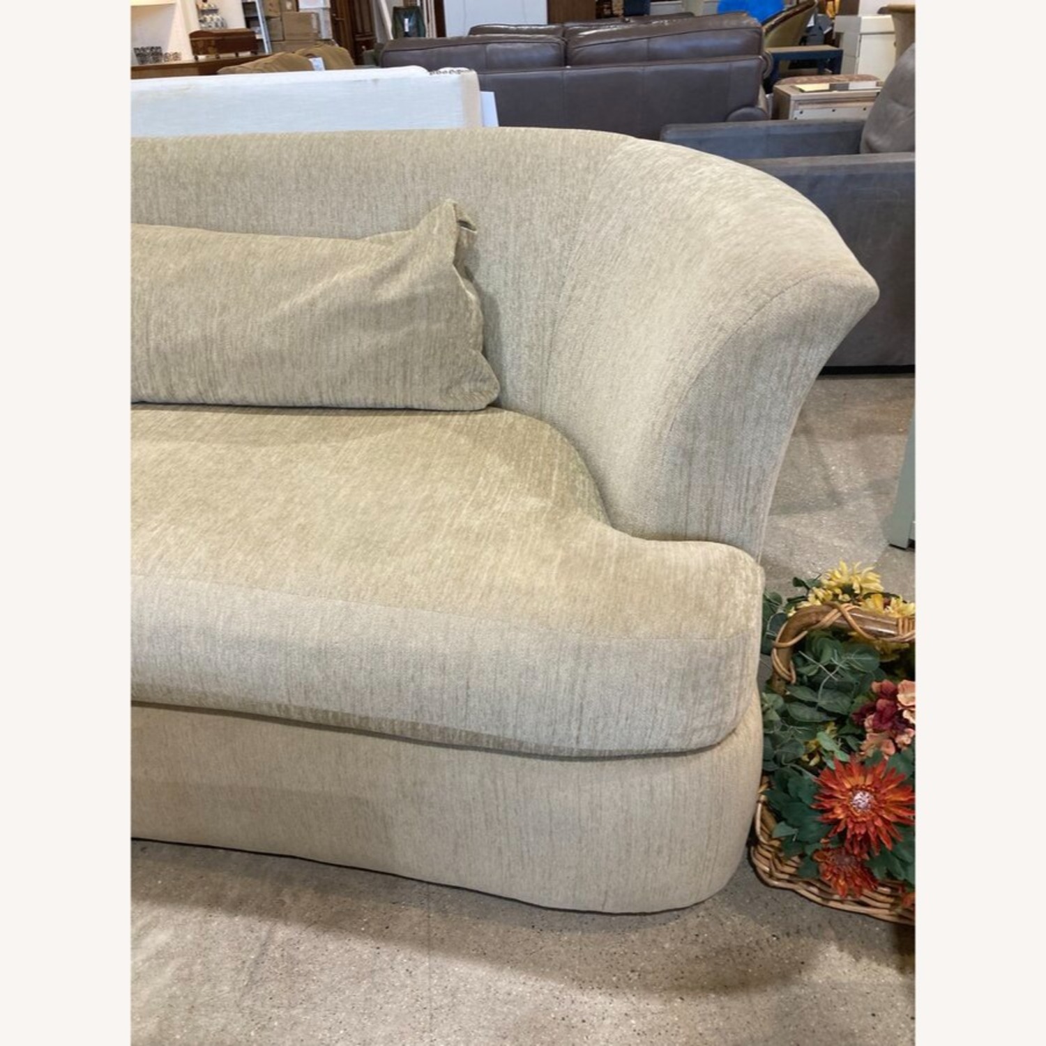 Marshall Field's Postmodern Custom Curved Sofa - image-6