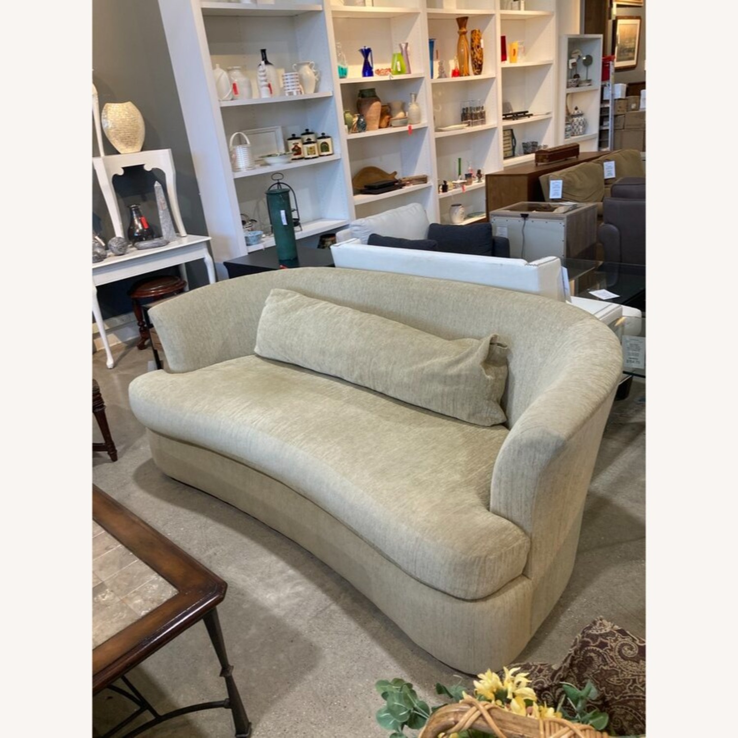 Marshall Field's Postmodern Custom Curved Sofa - image-2