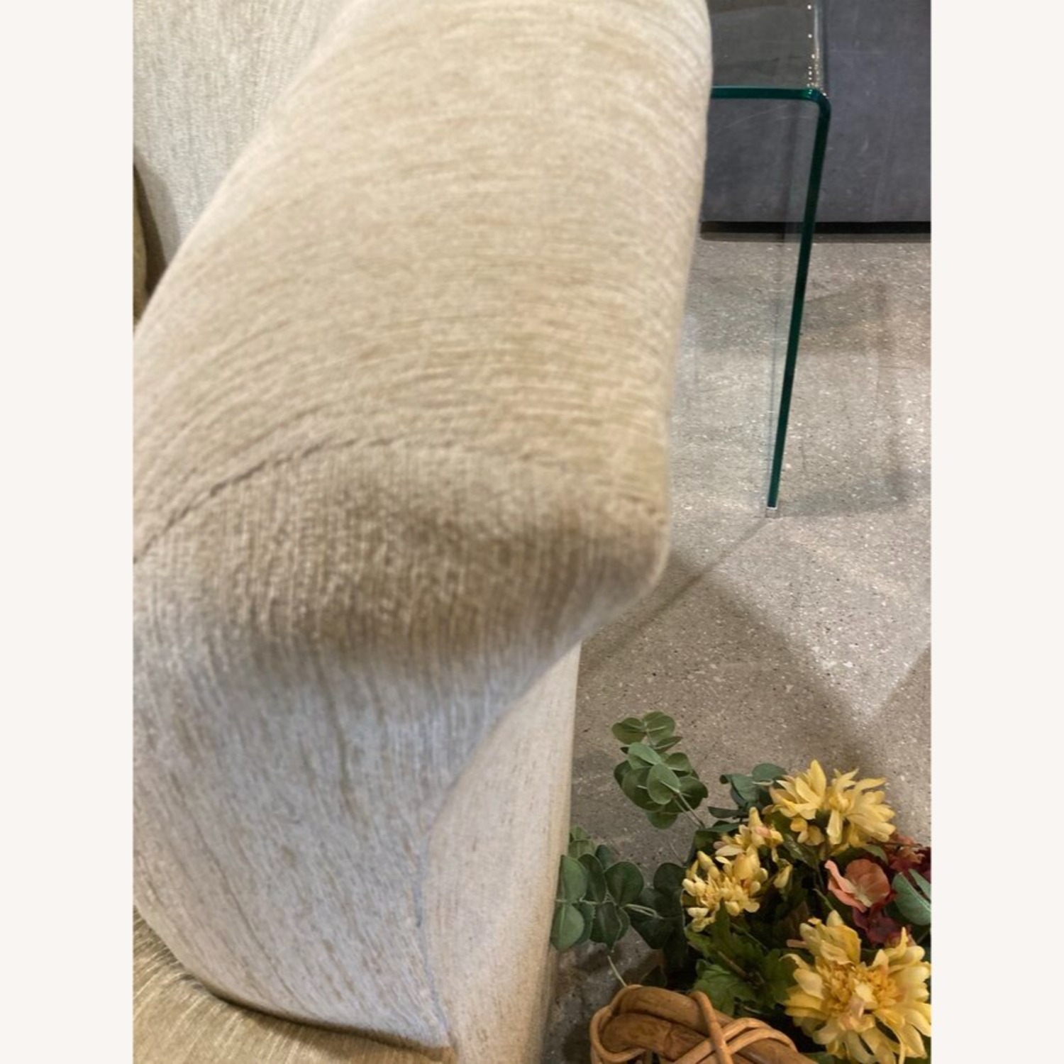 Marshall Field's Postmodern Custom Curved Sofa - image-8