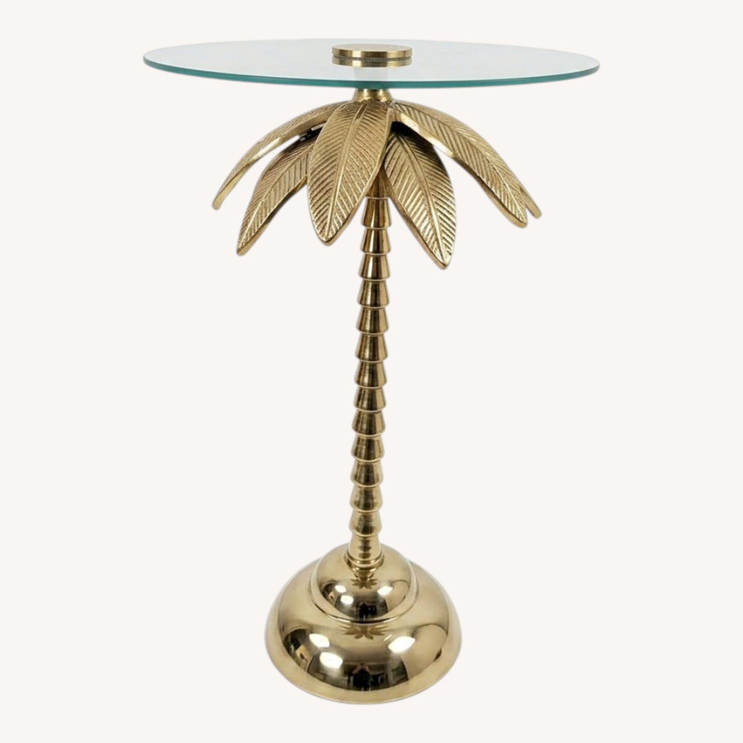 Tropical Palm Tree Accent Table - image-0