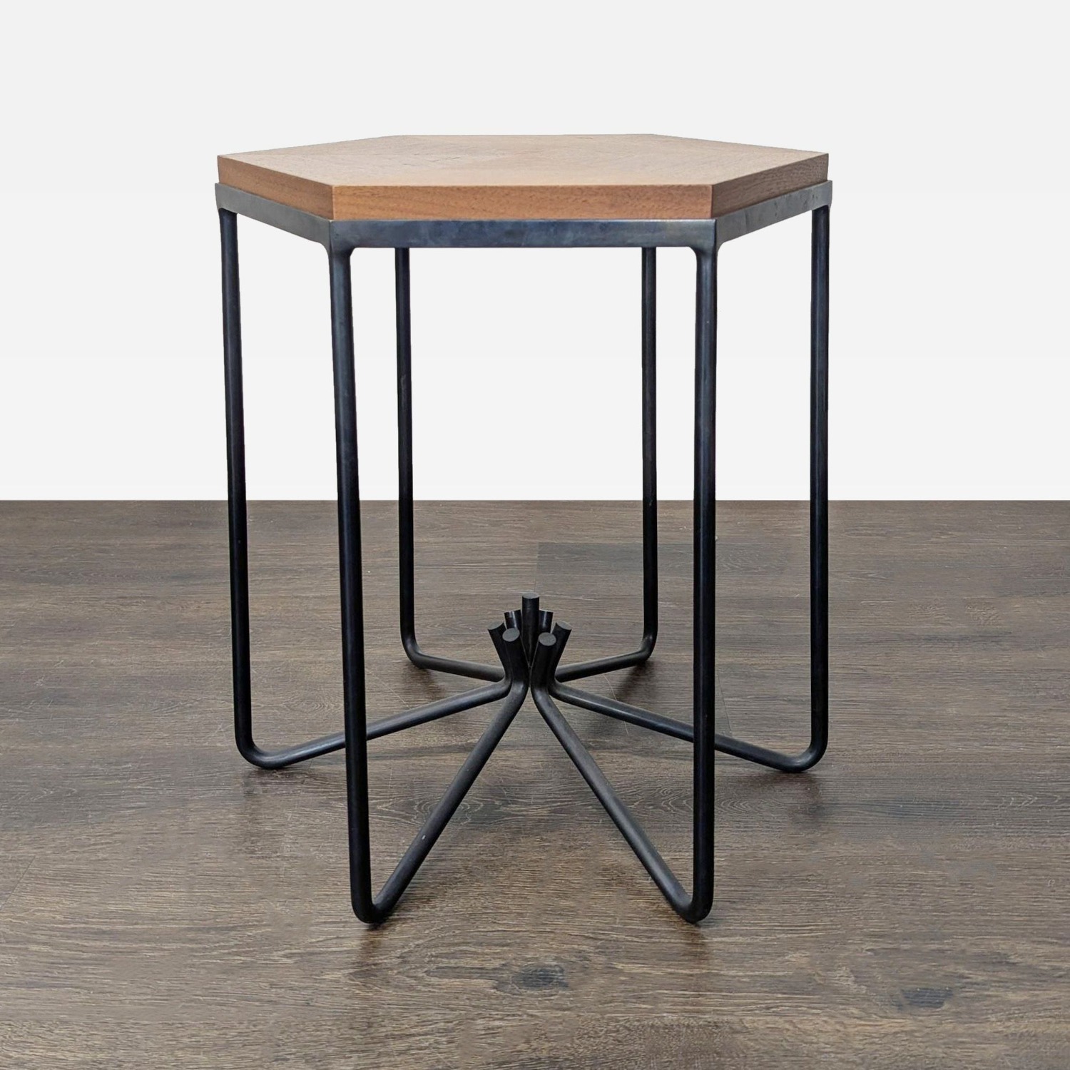 Hexagon Top Side Table - image-10