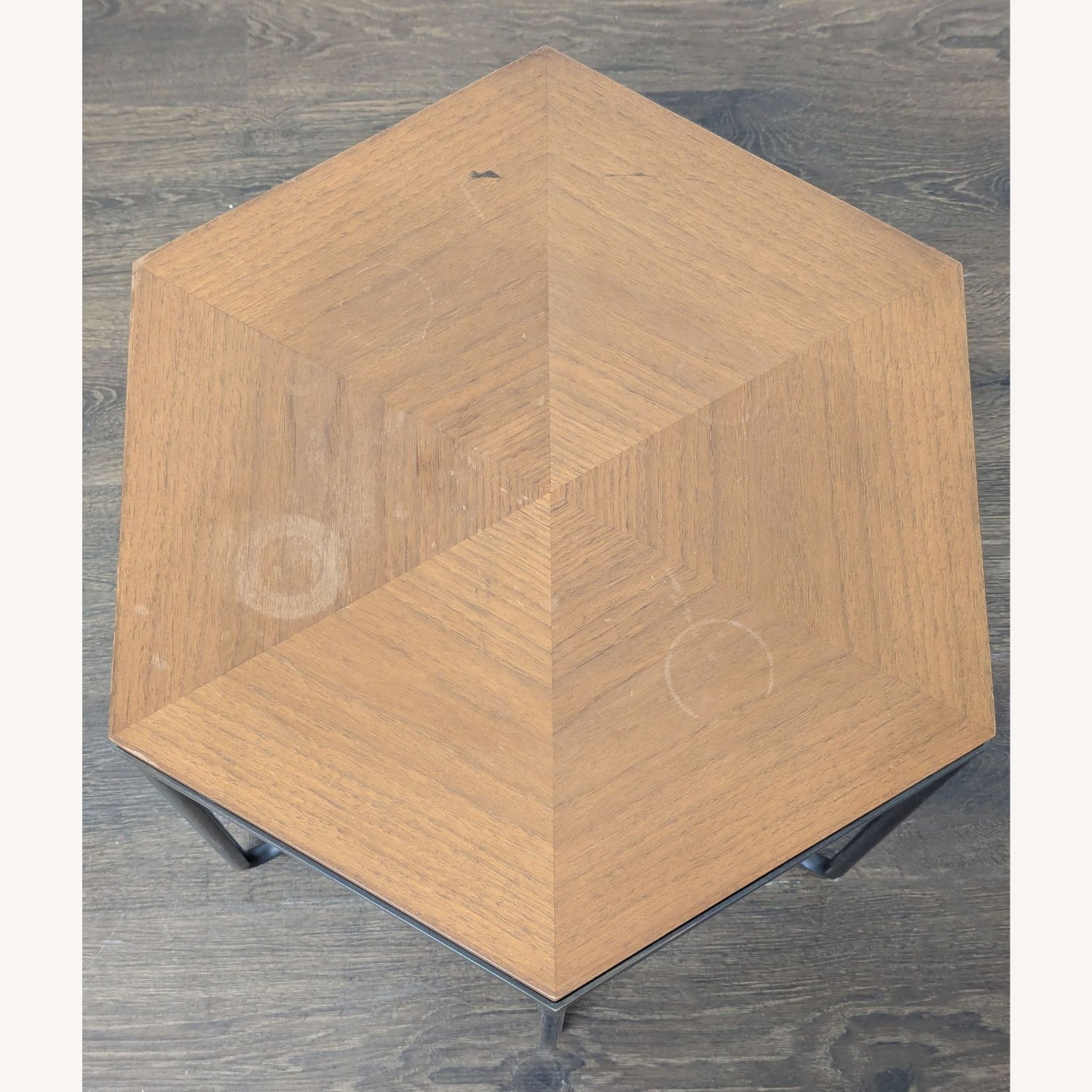 Hexagon Top Side Table - image-7