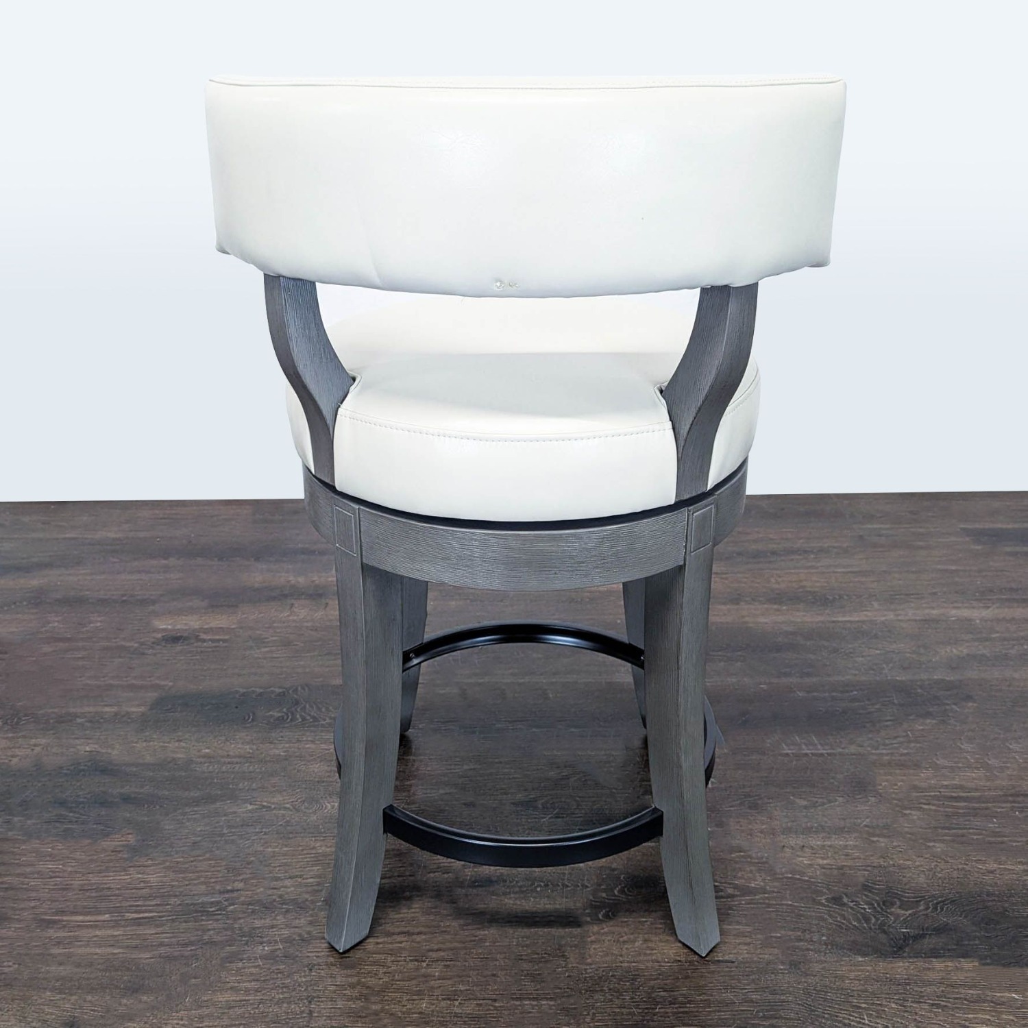 Grandin Road Aiken Low Back Swivel Bar/Counter Stool - image-6