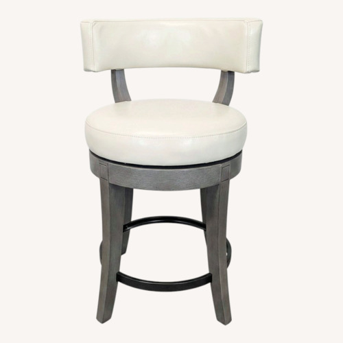Used Grandin Road Aiken Low Back Swivel Bar/Counter Stool for sale on AptDeco