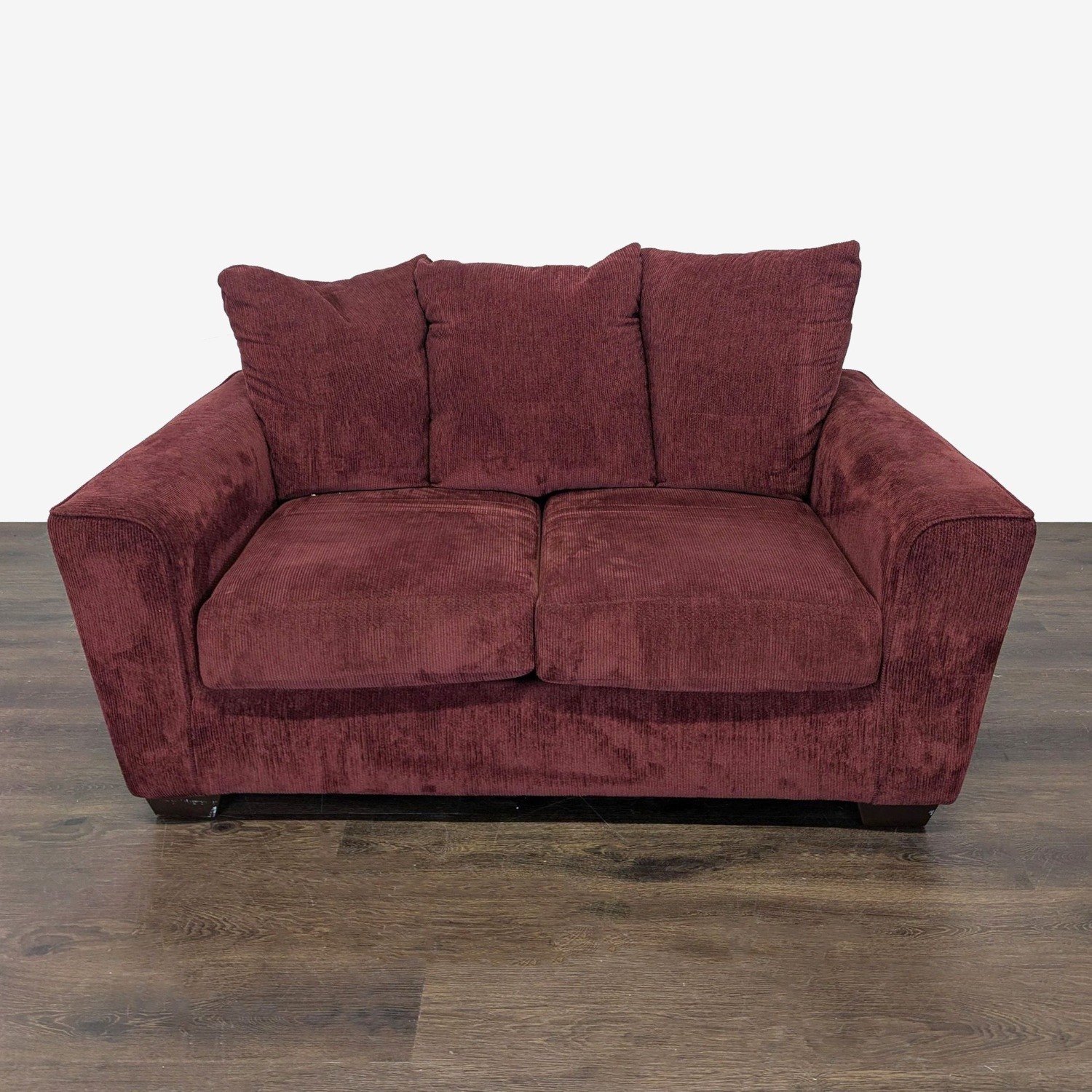 Ashley Furniture Stairatt Burgundy Loveseat  - image-7