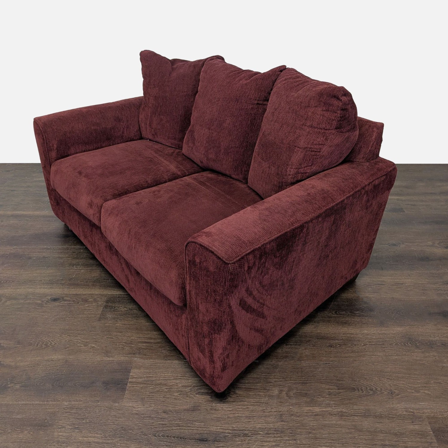 Ashley Furniture Stairatt Burgundy Loveseat  - image-4