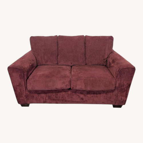 Used Ashley Furniture Stairatt Burgundy Loveseat  for sale on AptDeco