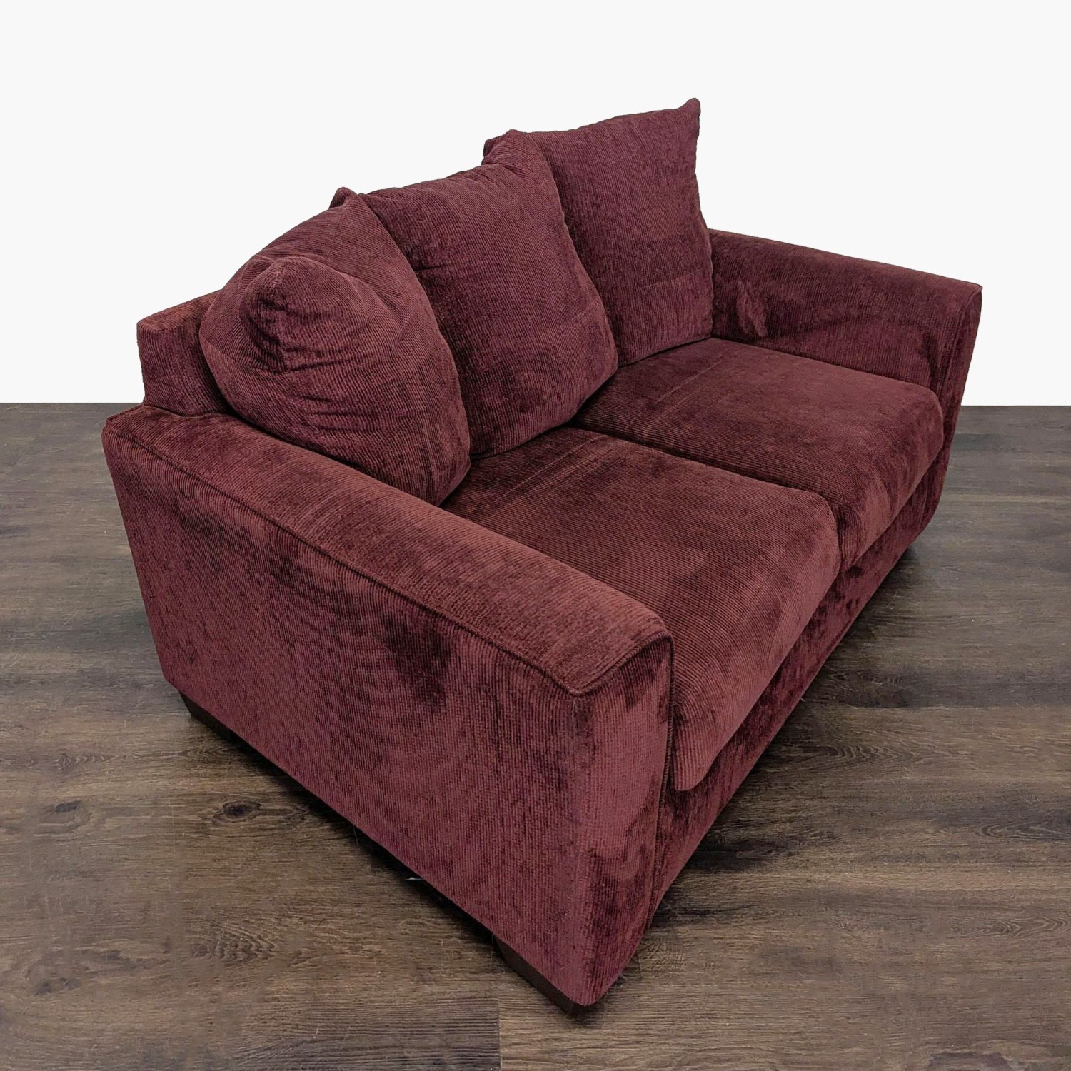 Ashley Furniture Stairatt Burgundy Loveseat  - image-8