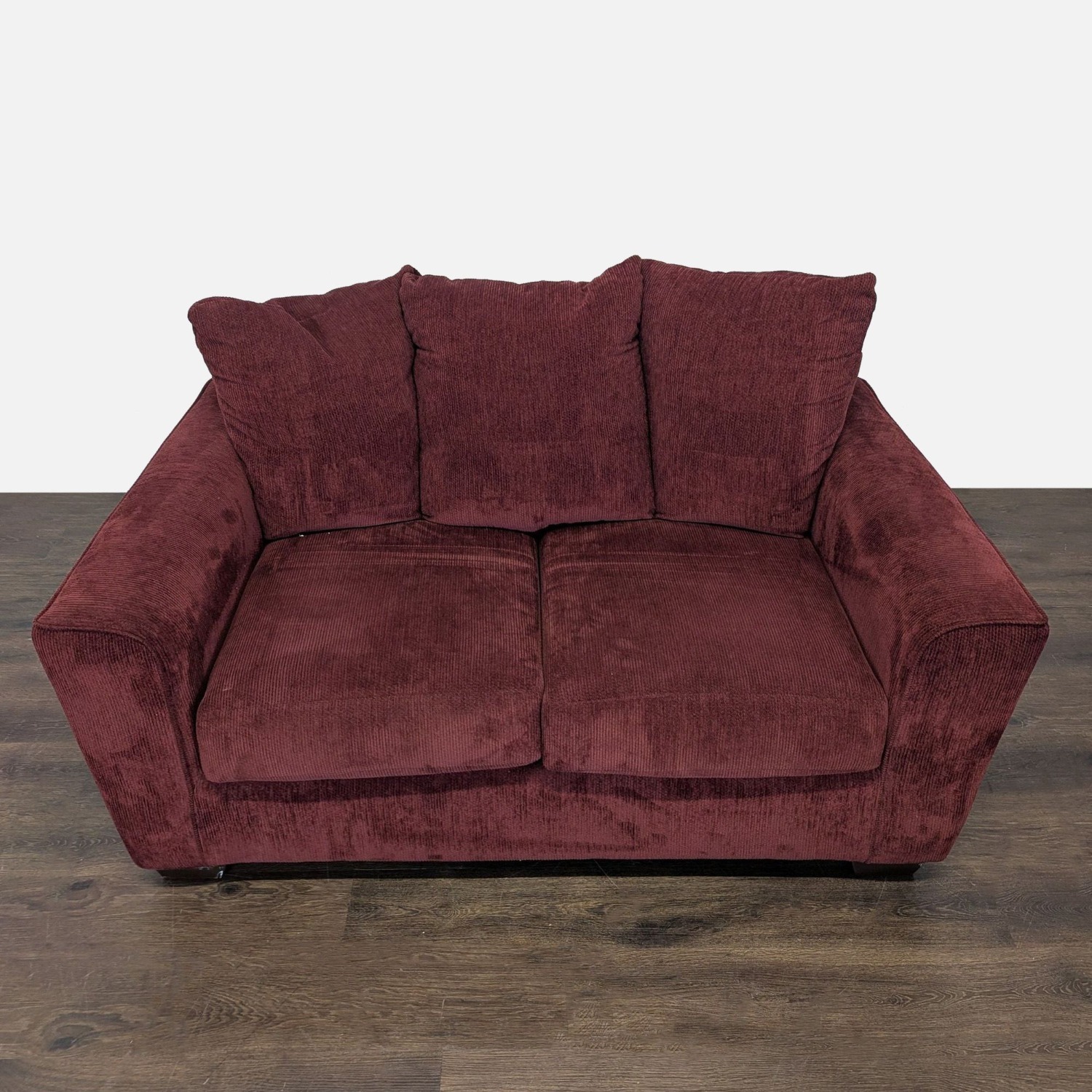 Ashley Furniture Stairatt Burgundy Loveseat  - image-5