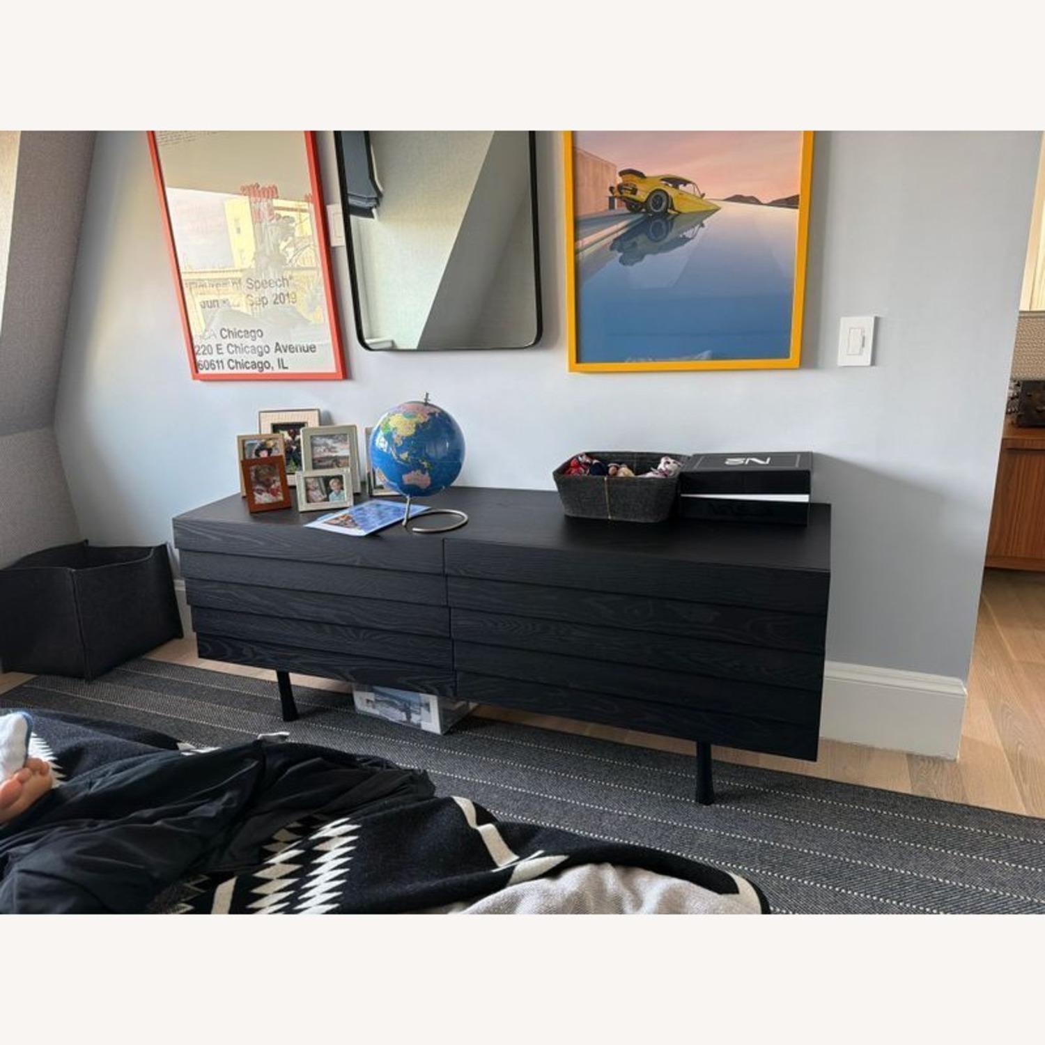 Blu Dot Lap Modern Black 6-Drawer Dresser - image-1
