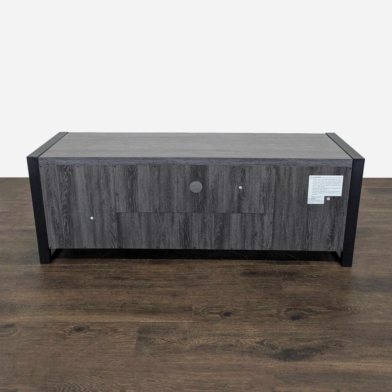 Walker Edison Industrial Modern Wood TV Stand - image-3