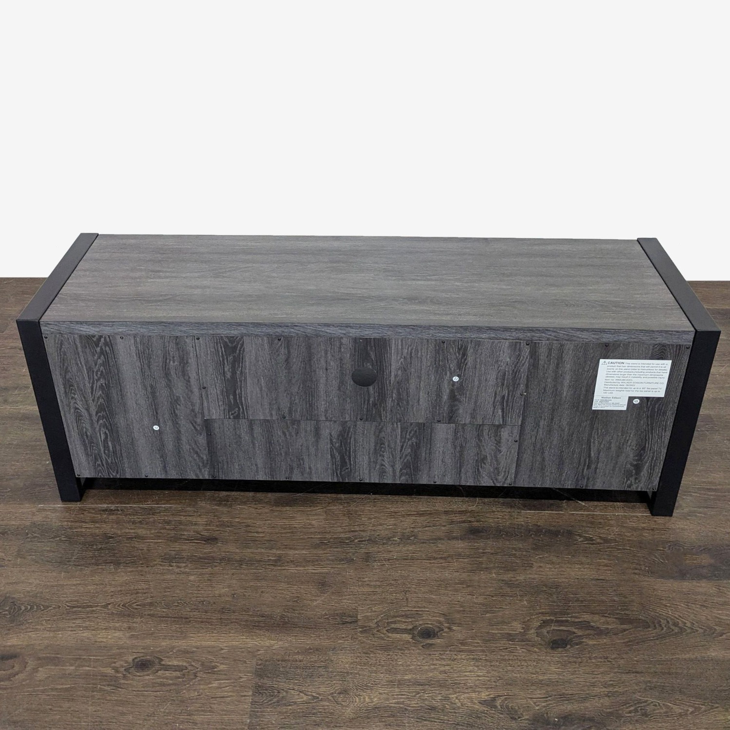 Walker Edison Industrial Modern Wood TV Stand - image-6
