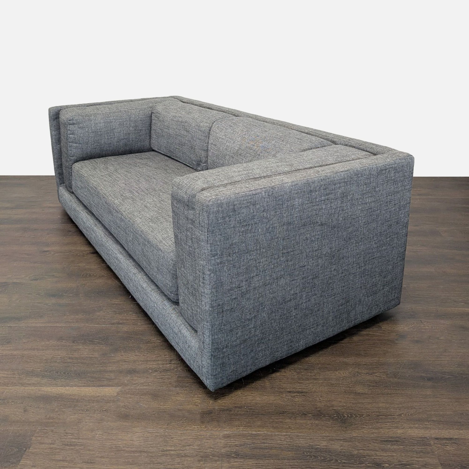 CB2 Bolla Modern Grey 3-Seat Sofa - image-6