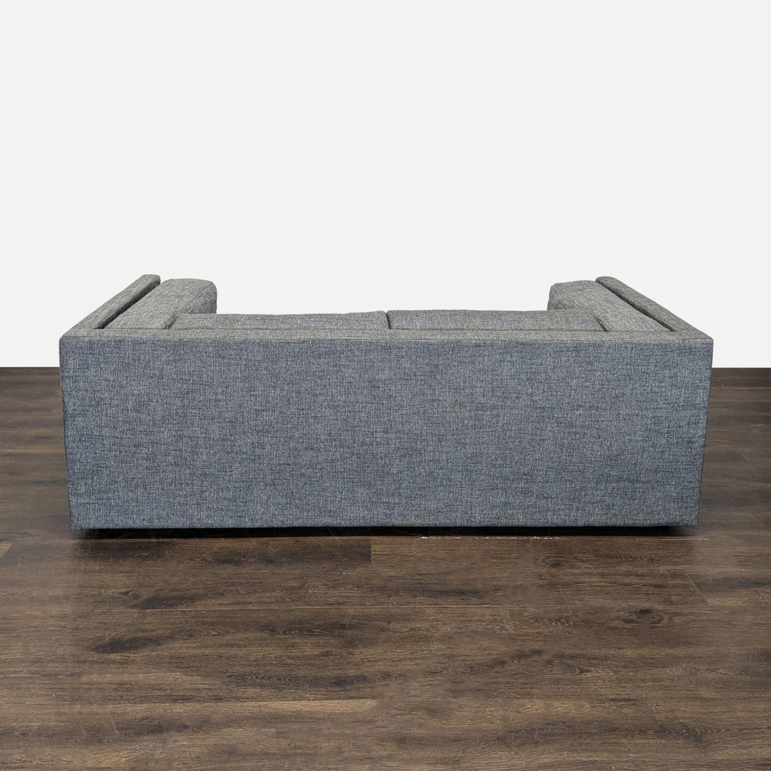 CB2 Bolla Modern Grey 3-Seat Sofa - image-4
